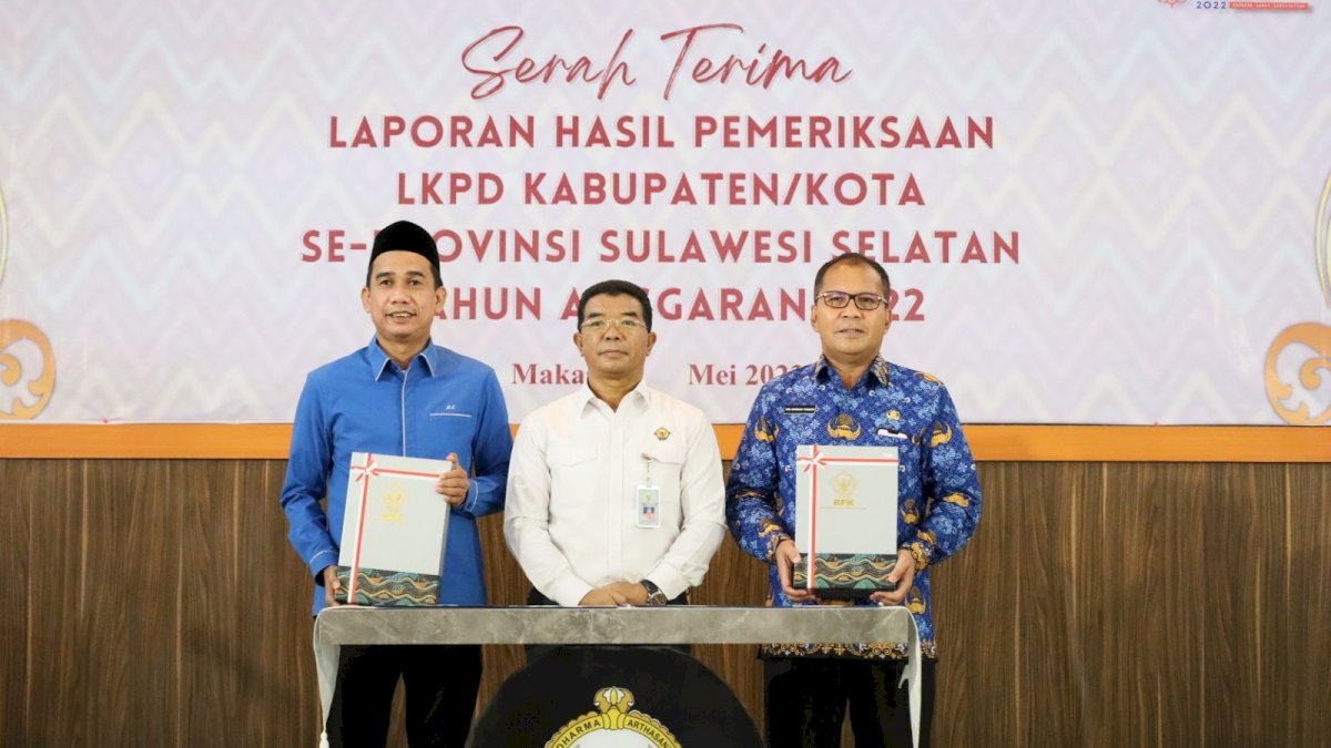 Danny Pomanto Berhasil Pertahankan Predikat Opini WTP dari BPK