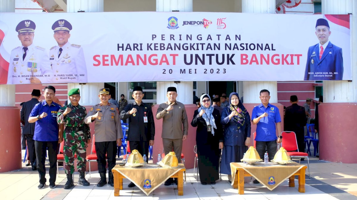 Wabup Jeneponto Pimpin Upacara Peringatan Hari Kebangkitan Nasional ke-115