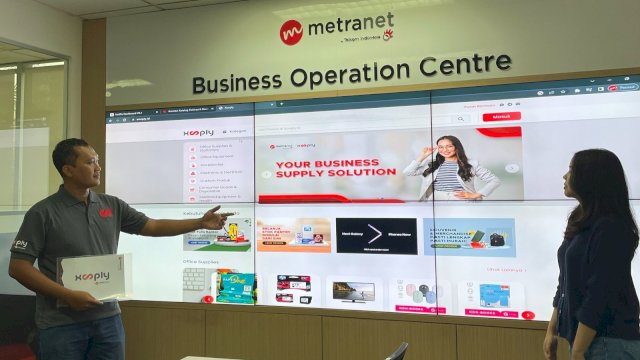 Telkom Indonesia melalui anak perusahaan Metranet konsistem melakukan digitalisasi sektor bisnis perdagangan (Foto: Istimewa) 