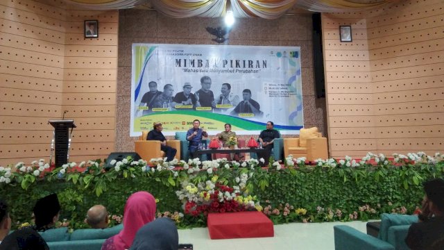 Seminar Mimbar Pikiran Himpunan Mahasiswa Ilmu Politik (Foto: Istimewa)