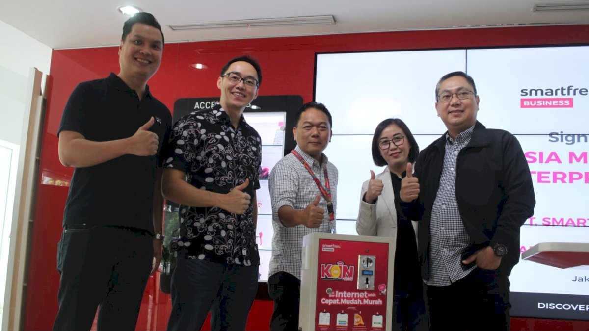 Smartfren Business Bersama KoinWorks Teken MoU Penyaluran Pembiayaan Bagi UMKM di Indonesia