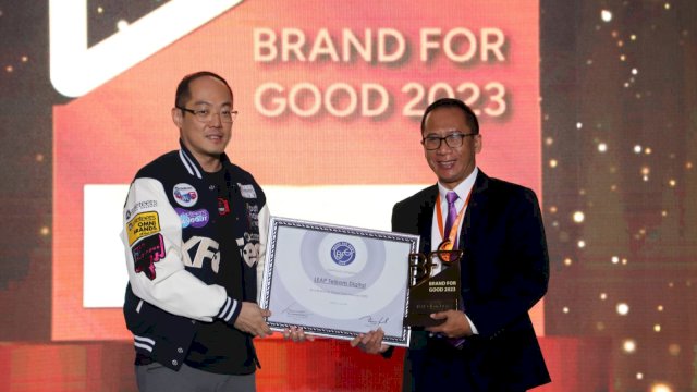 Leap-Telkom Digital raih Brand for Good 2023 dalam ajang The 8th WOW Brand Festive Day 2023 (Foto: Istimewa)