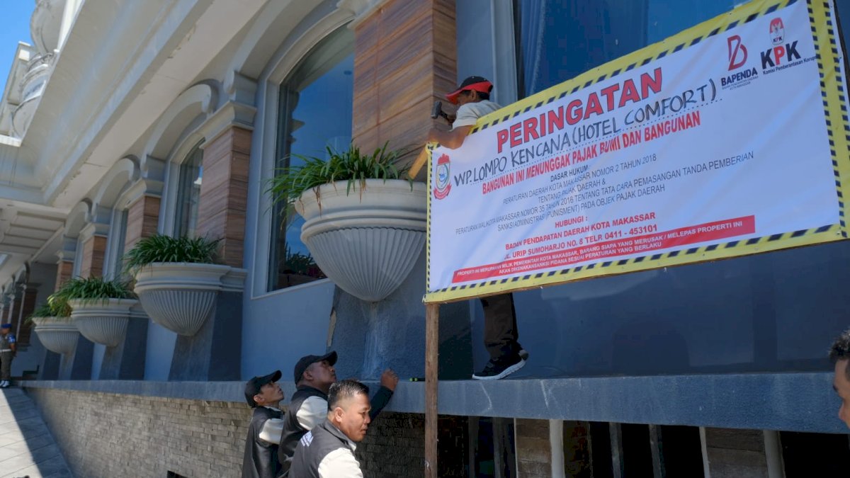Beri Sanksi, Bapenda Makassar Menindaki Sejumlah Penunggak Wajib Pajak PBB