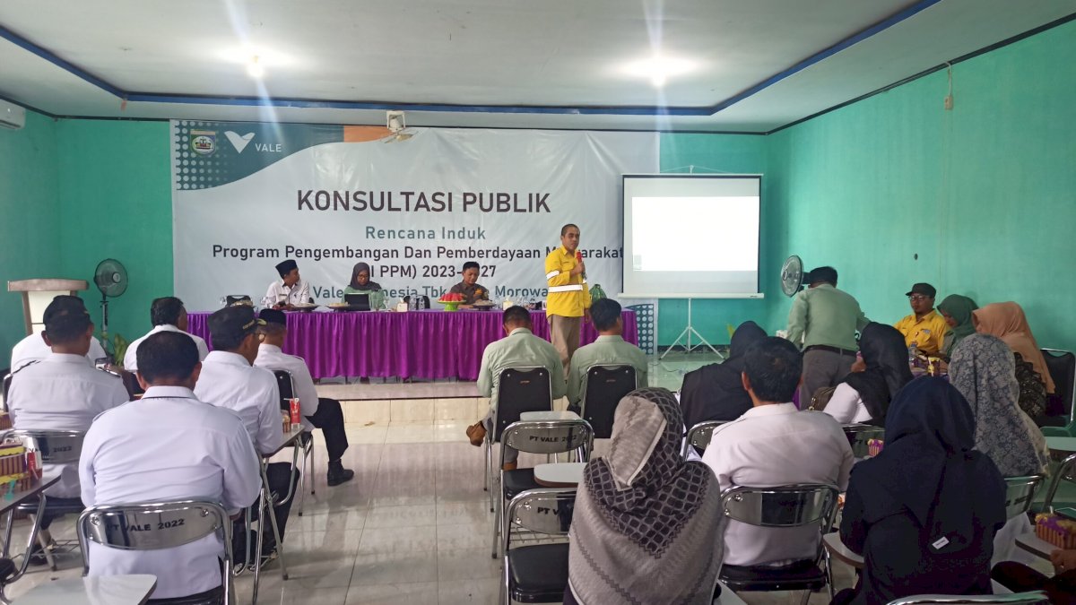 Bupati Morowali Apresiasi Konsultasi Publik RI-PPM PT Vale untuk Mendengar Masukan Masyarakat