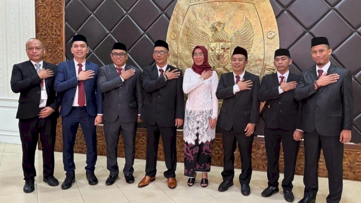 Komisioner KPU Sulsel Periode 2023-2028 Resmi Dilantik