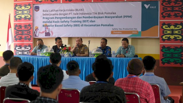 PT VAle bersama BLKK edukasi pentingnya penerapan K3 dalam dunia kerja (Foto: Istimewa).