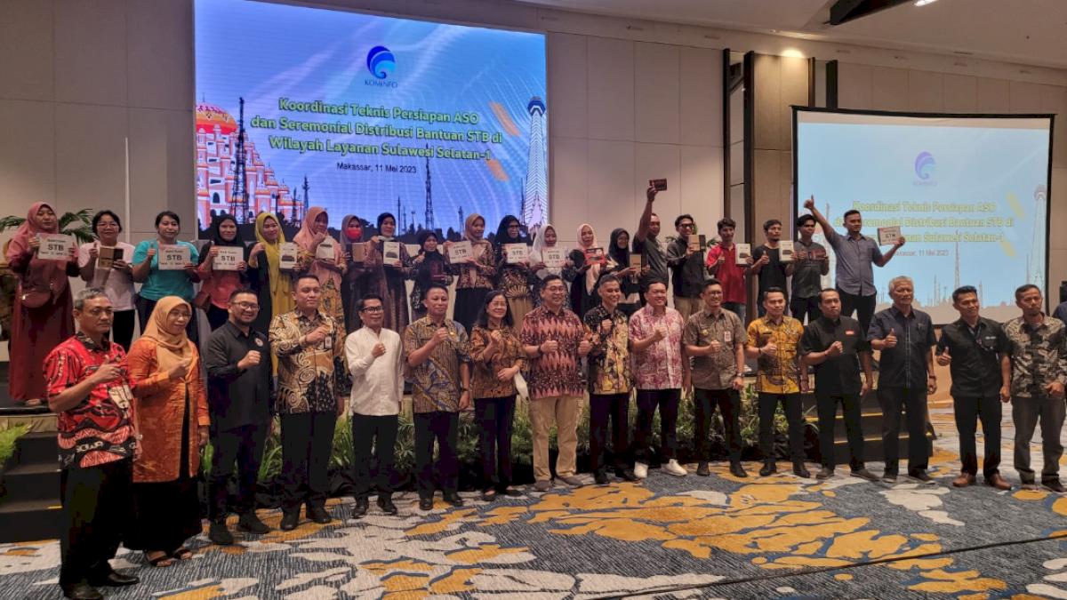 Siap-siap Implementasi ASO Wilayah Sulsel-1, Realiasi Distribusi Set Top Box Makassar Capai 82,5%