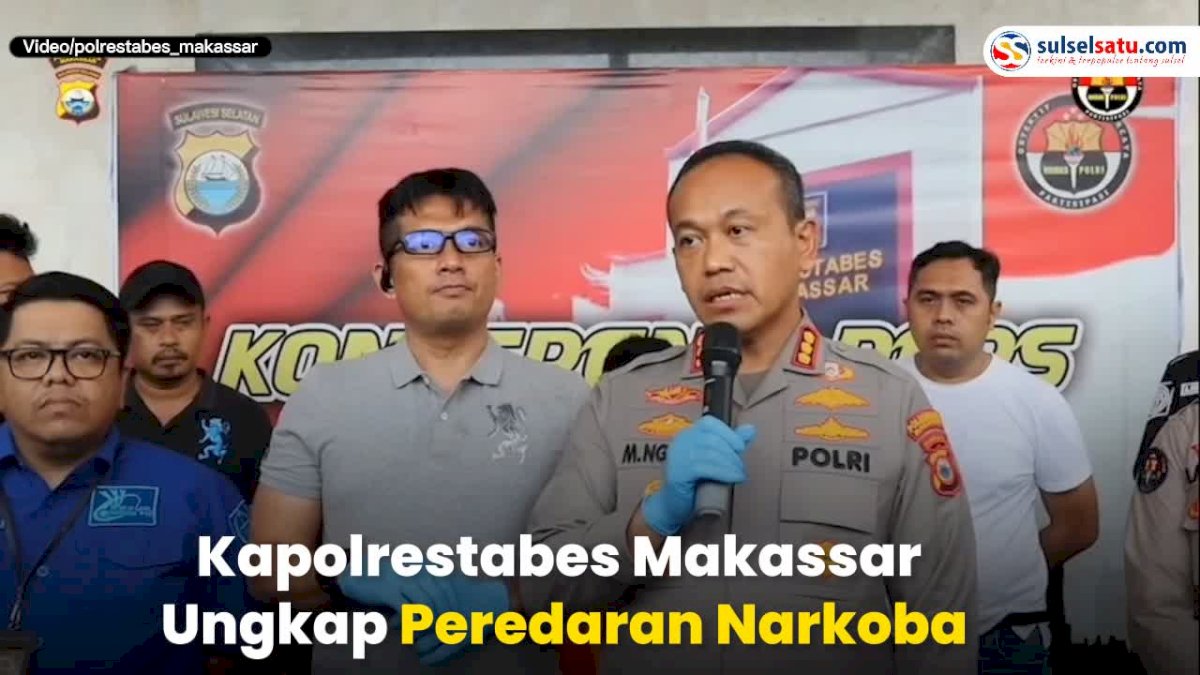 VIDEO: Kapolrestabes Makassar Ungkap Peredaran Narkoba Lewat Instagram, Pelaku Bunuh Diri saat Ditangkap