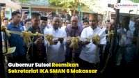 VIDEO: Rudianto Lallo Hadirkan Gubernur Sulsel Resmikan Sekretariat IKA SMAN 6 Makassar