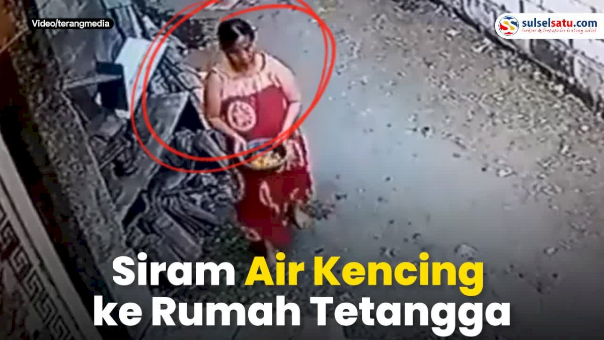 VIDEO: Ini Motif Emak-emak Siram Air Kencing ke Rumah Tetangga