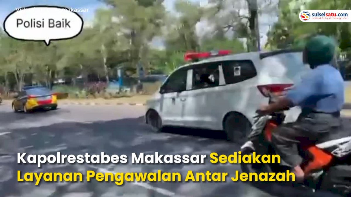 VIDEO: Antisipasi Kericuhan, Kapolrestabes Makassar Sediakan Layanan Pengawalan Antar Jenazah