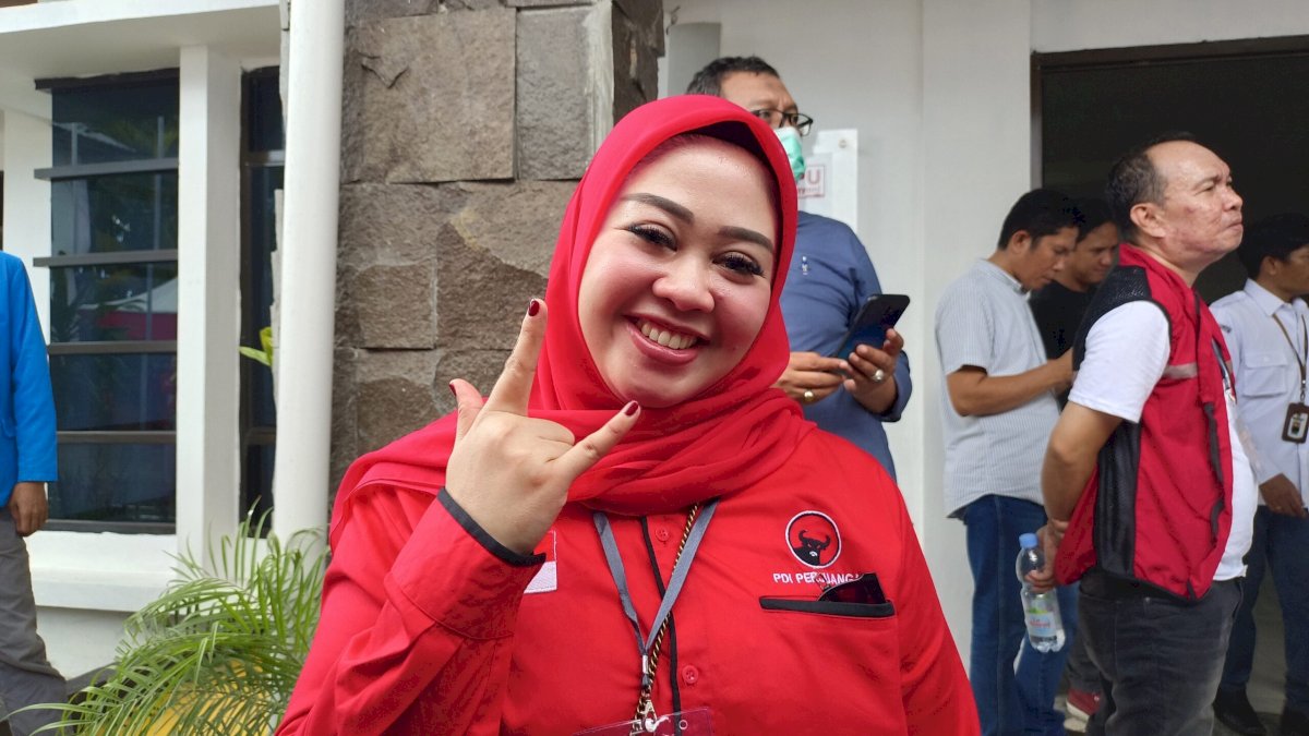 Semangat Kader PDIP Membara, Andi Tenri Uji Optimis Ganjar-Mahfud Menang Satu Putaran