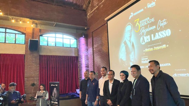 Konferensi pers konser 3 Dekade Perjalanan Cinta Ari Lasso bersama Pertamina (dokumen: istimewa)
