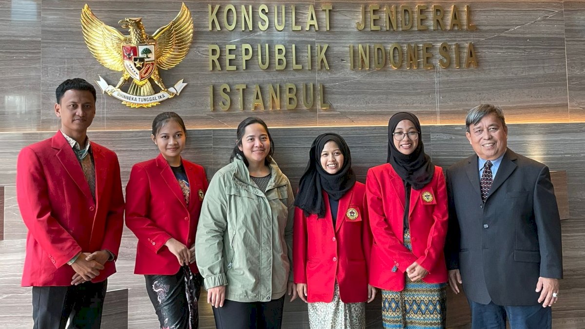 Kontingen Unhas Berkunjung ke KJRI Istanbul Setelah Sukses di Ajang Kompetisi ISIF 2023