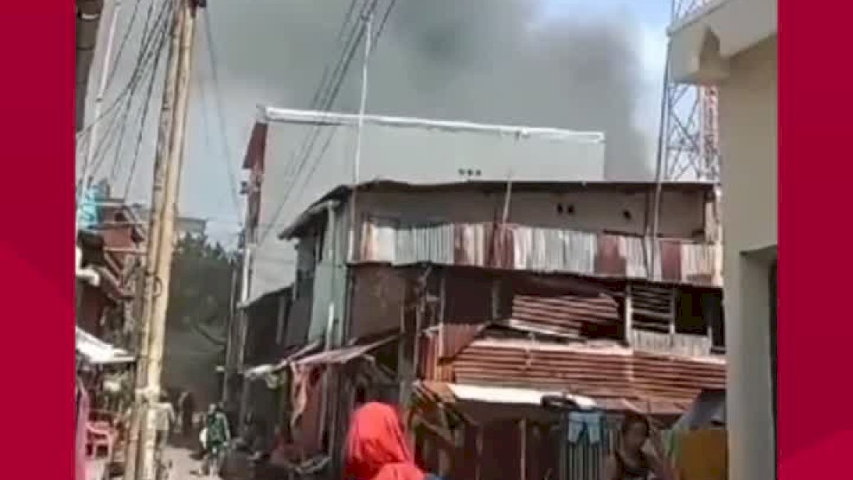 VIDEO:Kebakaran Rumah Warga di Rappokalling Makassar