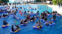 Bugis Waterpark Adventure Ramai Pengunjung Jelang Libur Sekolah