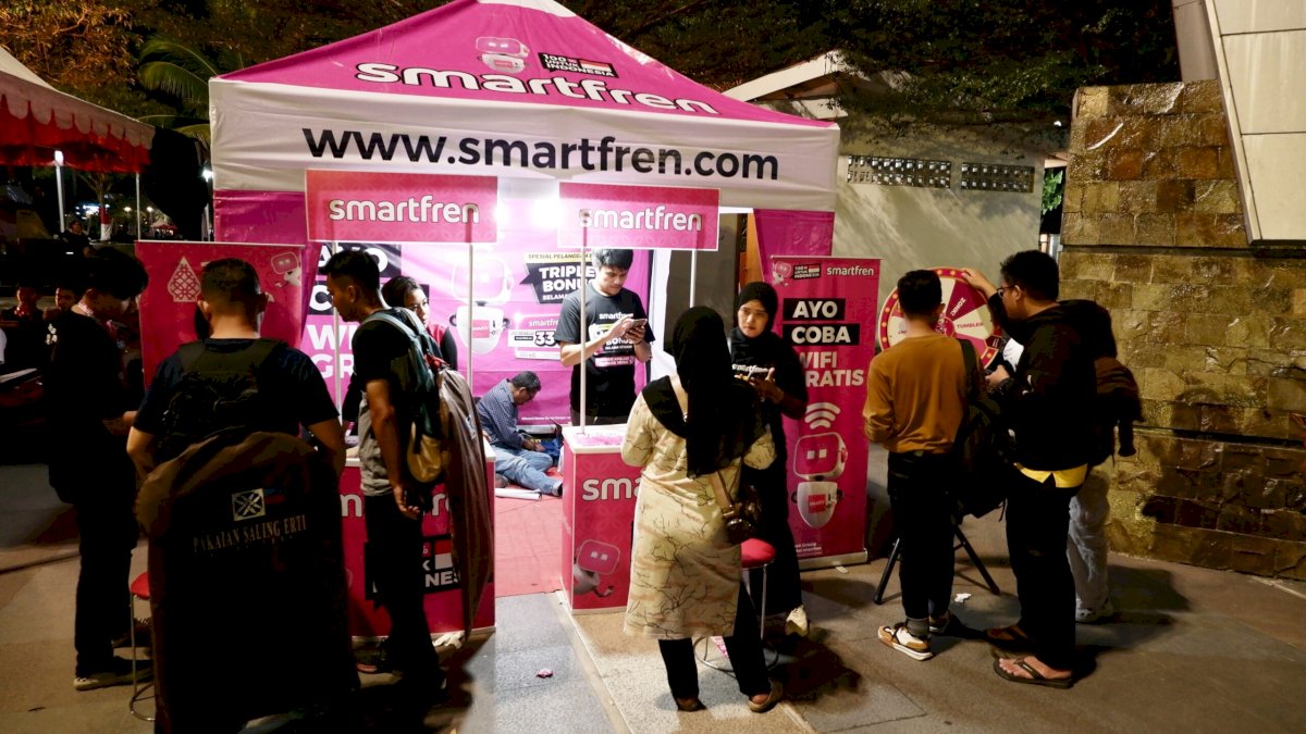 Smartfren Berpatisipasi di MNEK 2023 Kota Makassar, Siapkan Program Spesial dan Bagi Hadiah Gratis