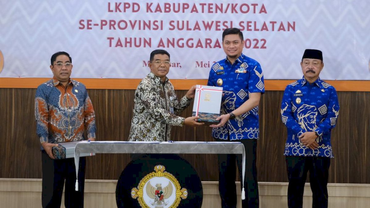 Untuk ke-11 Kalinya, Pemkab Gowa Kembali Raih WTP dari BPK RI Sulsel
