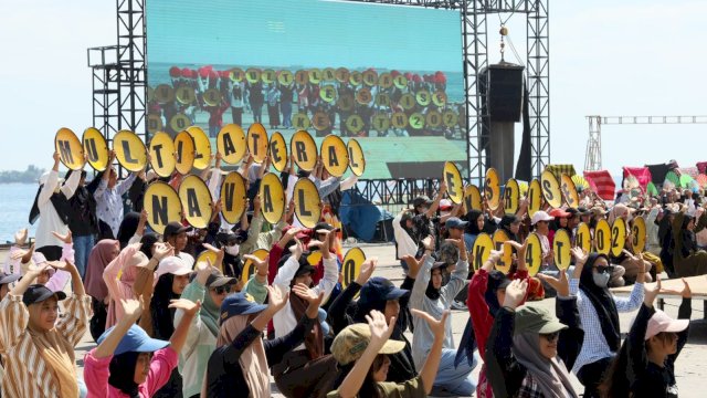 Pertunjukan 500 penari yang akan tampil di pembukaan MNEK 2023 (Foto: Istimewa)