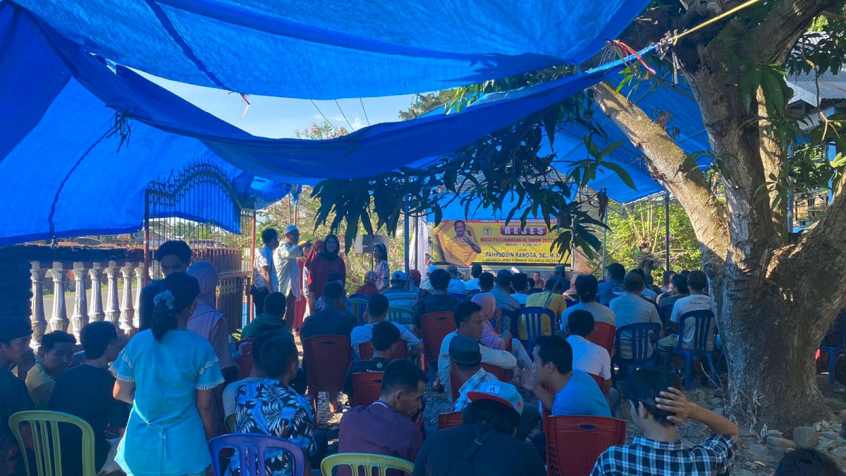 Sambangi Kecamatan Mangarabombang di Takalar, Rangga Dialog Bersama Warga Soal Kebutuhan Ekonomi