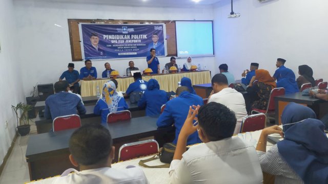 DPD PAN Jeneponto Gelar Pendidikan Politik (Dedi/Sulselsatu)