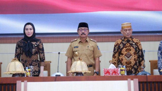 Abd Rauf Malaganni saat menerima kunjungan Komisi I DPD RI (Foto: Istimewa)