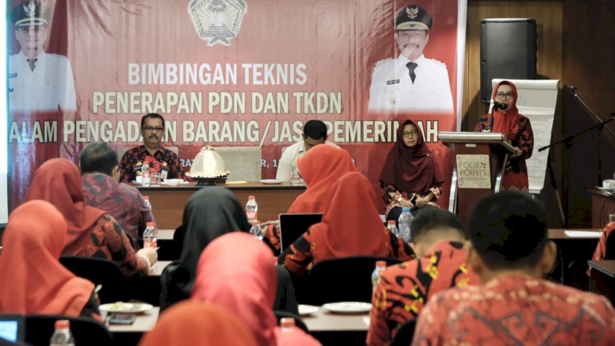 Sukseskan Gerakan Bangga Buatan Indonesia, Pemkab Gowa Bimtek Penerapan Penggunaan PDN dan TKDN