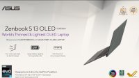 Zenbook S13 OLED, Laptop Ultraportabel OLED Tipis, Ringan, Stylish dan Ramah Lingkungan