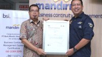 Raih ISO 22301, Bank Mandiri Pastikan Kehandalan Operasional Bisnis Berstandar Internasional dan Prinsip ESG