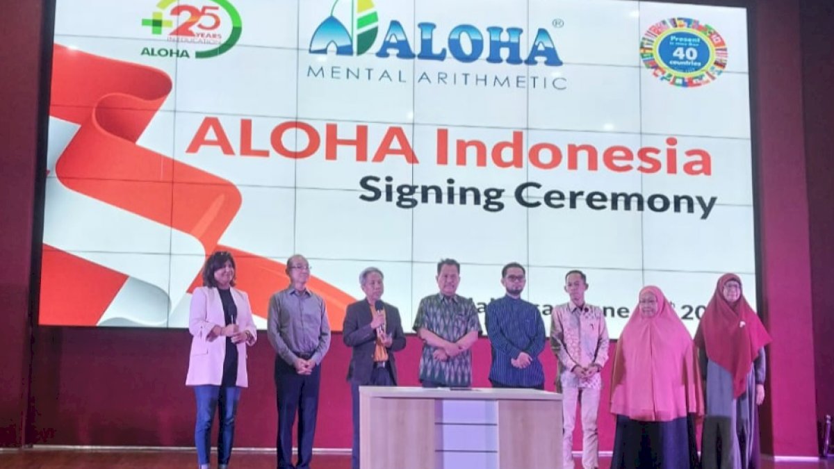 SIT Al-Biruni Mandiri Jadi Mitra Aloha Mental Indonesia Launching Pertama Kali di Makassar