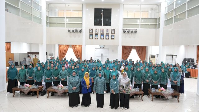 TP PKK Kota Makassar sosialisasi Rumah Kemasan yang bakal hadir di lorong PKK (Foto: Istimewa)