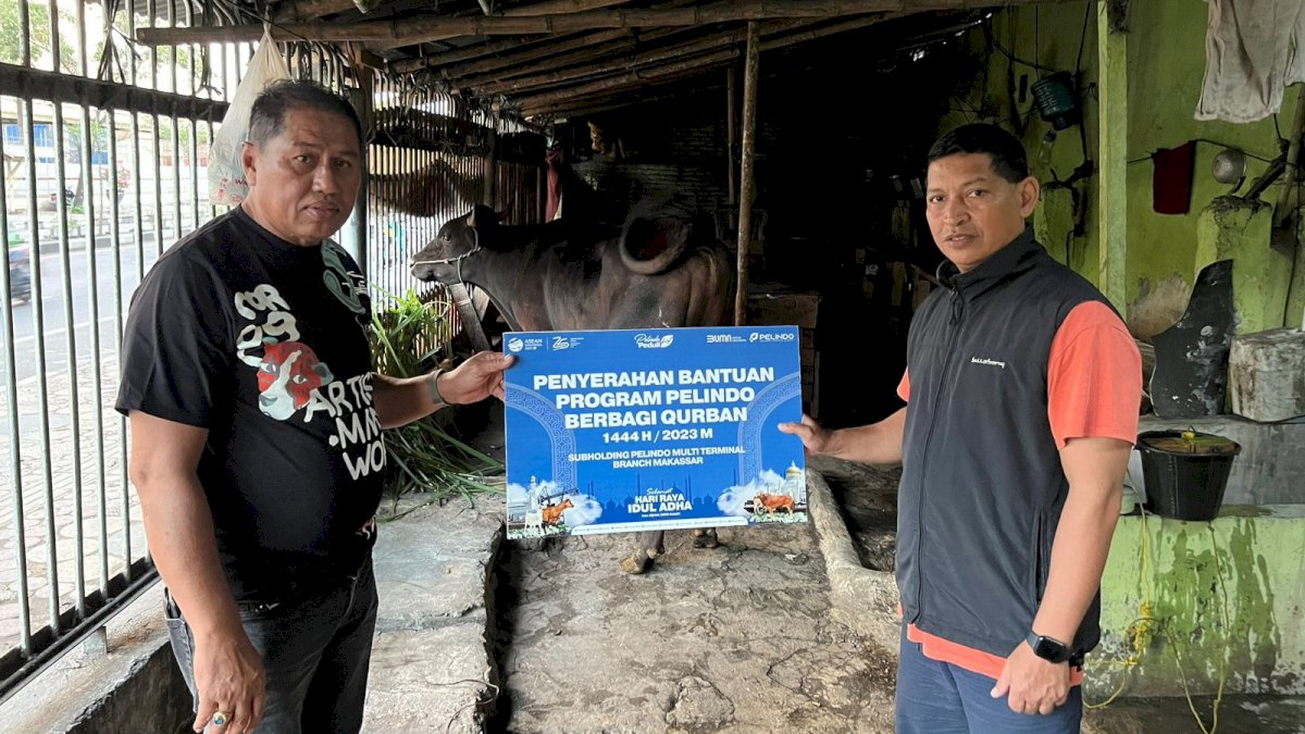 Idul Adha 1444 Hijriah, Pelindo Regional 4 Sembelih 52 Ekor Hewan Kurban