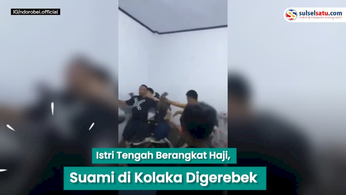 VIDEO: Istri Tengah Berangkat Haji, Suami di Kolaka Digerebek dengan Selingkuhan
