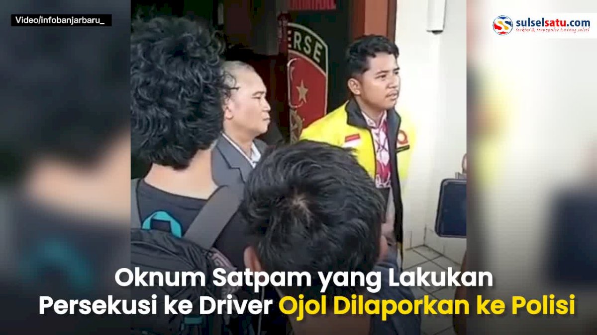 VIDEO: Oknum Satpam yang Lakukan Persekusi ke Driver Ojol Dilaporkan ke Polisi