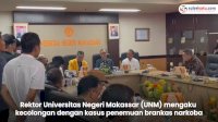 VIDEO: Rektor UNM Akui Kecolongan dengan Penemuan Brankas Narkoba di Fakultas Bahasa dan Sastra