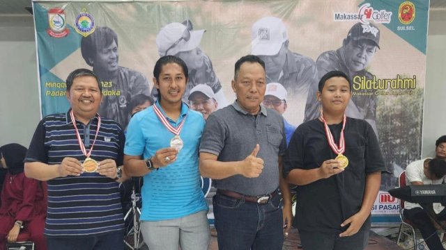 Para juara di Turnamen Golf bertajuk Gober (Foto: Istimewa).