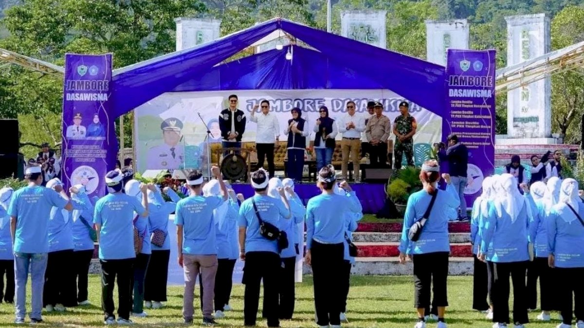 Berbaur Bersama Kader PKK, Bupati Barru Apresiasi Gelaran Jambore Dasawisma