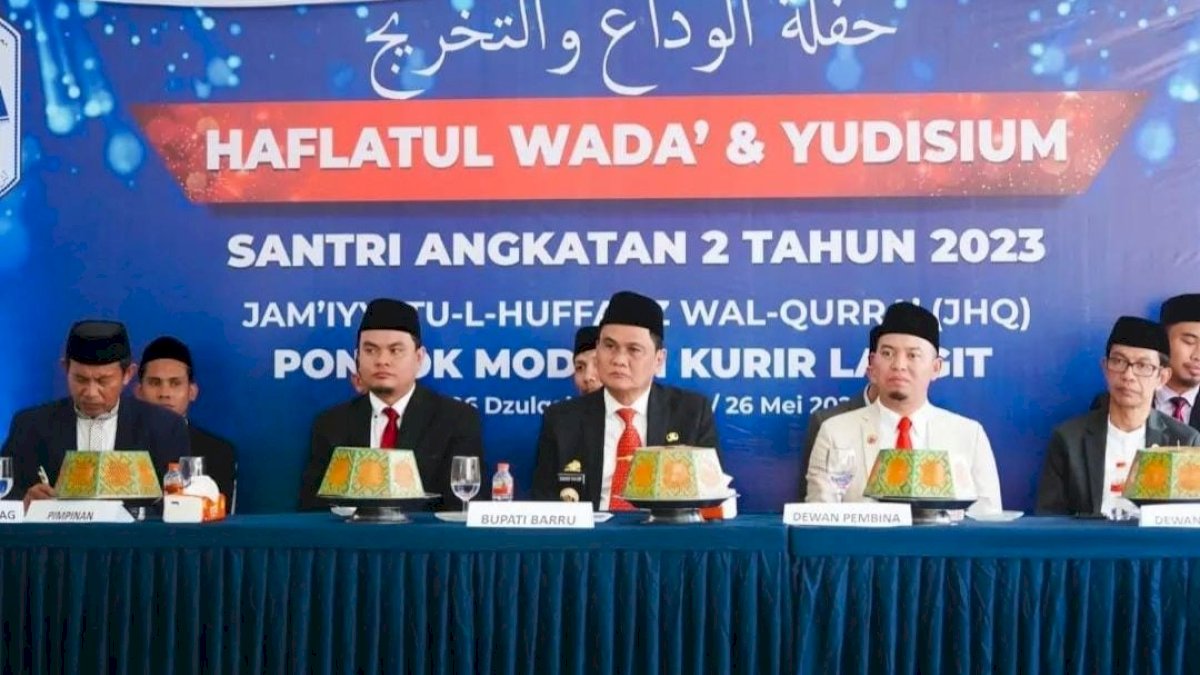Bupati Barru Hadir di Yudisium Santri Pondok Masjid Modern Kurir Langit