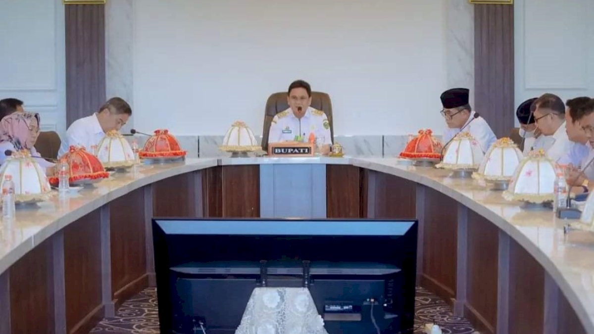 Pasca Liburan Idul Fitri, Bupati Barru Kumpulkan Kadis Hingga Camat
