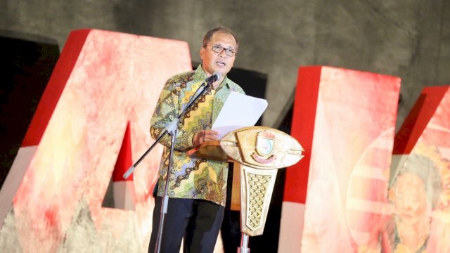 Wali Kota Makassar Danny Pomanto dalam pembukaan MNEK 2023 (Foto: Istimewa).