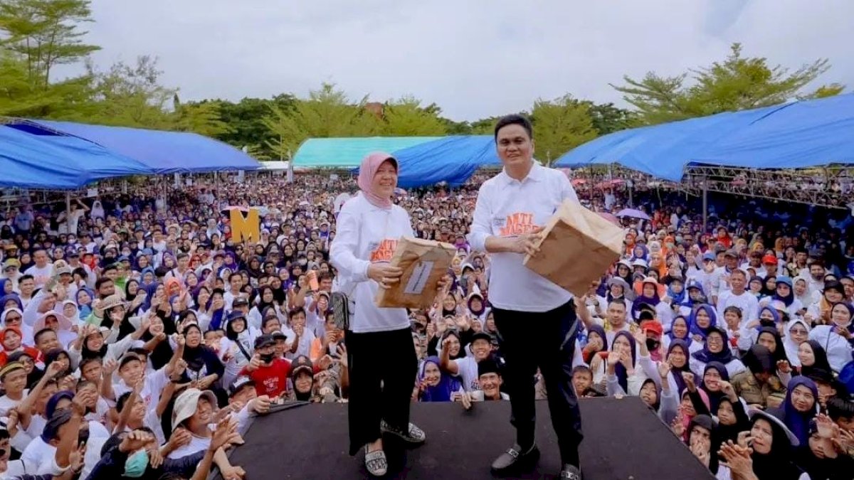 Gubernur Sulsel dan 70 Ribu Warga Ikut Jalan Santai Peringatan Hari Jadi Barru