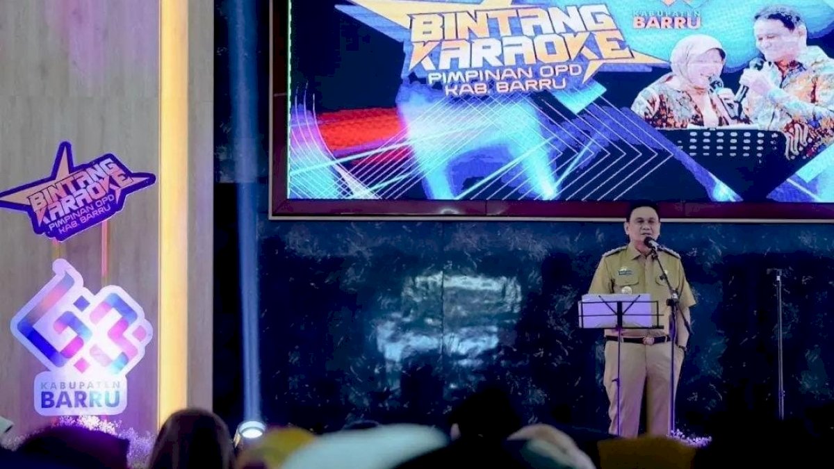 Meriahkan Hari Jadi Barru, Pimpinan OPD Unjuk Suara di Lomba Karaoke