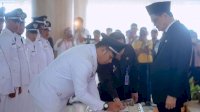 Bupati Suardi Saleh Lantik 28 Kepala Desa Kabupaten Barru