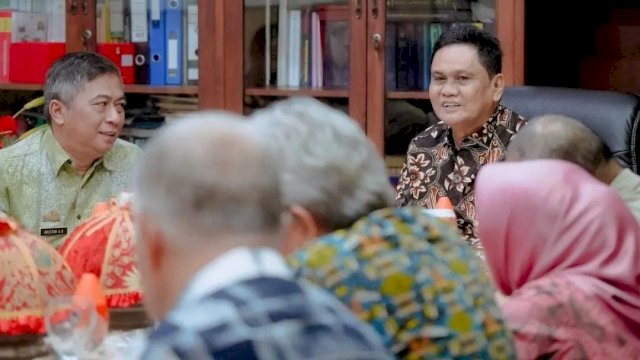 Bupati Barru Suardi Saleh saat coffee morning (Foto: Istimewa).