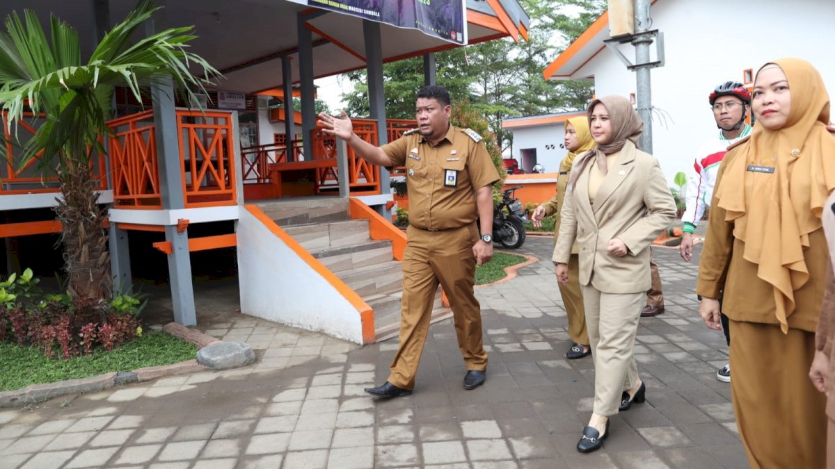 Fatmawati Rusdi Pantau Persiapan Lomba Kelurahan Tingkat Kabupaten Kota 2023