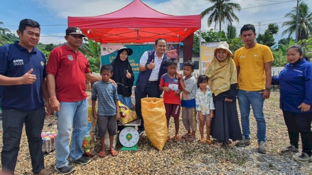 PT Vale sosialisai Bank Sampah dan edukasi masyarakat peduli lingkungan (Foto: Istimewa).