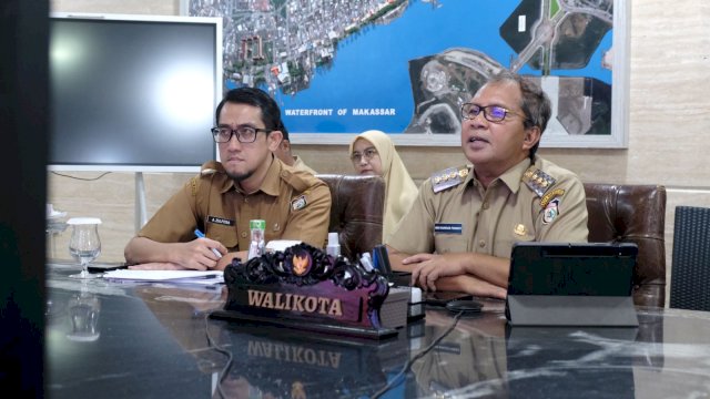 Wali Kota Makassar Danny Pomanto rapat persiapan Rakernas Apeksi XVI di Kota Makassar (Foto: Istimewa).