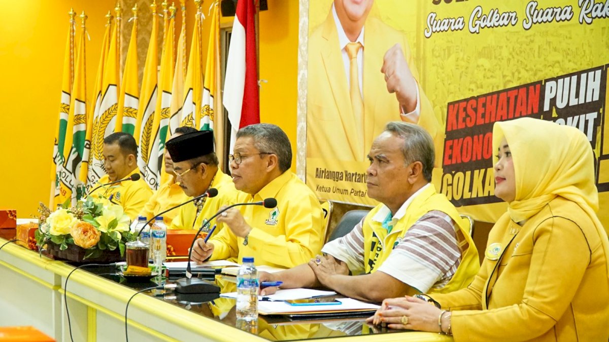 Taufan Pawe Sebut Penentuan Nomor Urut Caleg Partai Golkar Berdasarkan PDLT