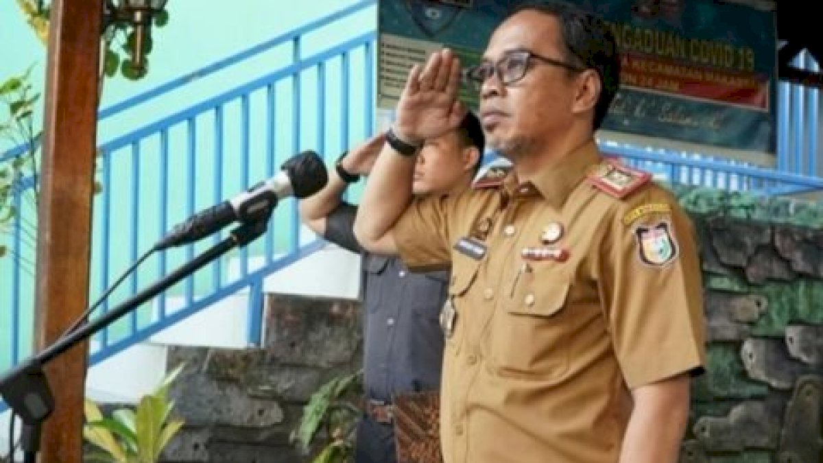 Pimpin Langsung Upacara Bendera, Ini Pesan Plt Camat Makassar