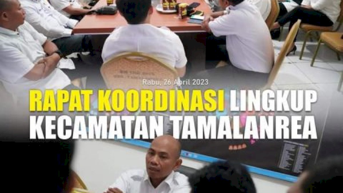 Camat Tamalanrea Pimpin Rakor Bersama Pejabat Struktural
